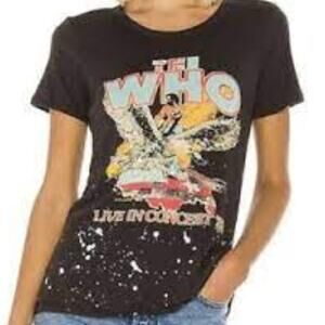 Chaser The Who '82 Tour Vintage Look T-Shirt Top NWT